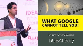 What Google cannot tell you | The Power of Human Ingenuity | Innovation Mindset Keynote