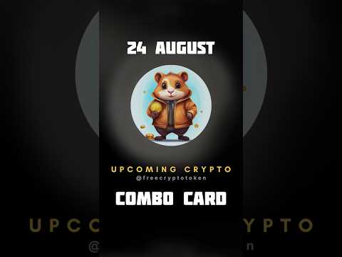 24 August combo card #dailycombocards #combocards #todaycombocard #hamsterkombat #shorts #telegram