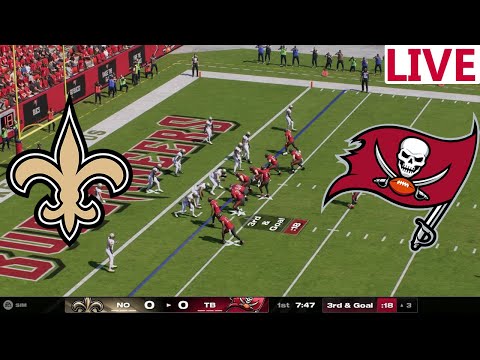 🔴LIVE 🔴New orleans Saints vs Tampa Bay Buccaneers/ NFL Week 18/Madden NFL 25