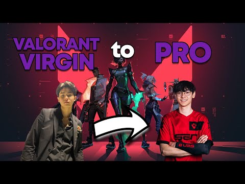 how I became a Valorant professional - first time playing VALORANT