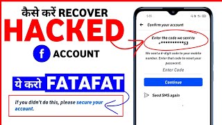 how to recover hacked facebook account 2022 without phone number | tips km