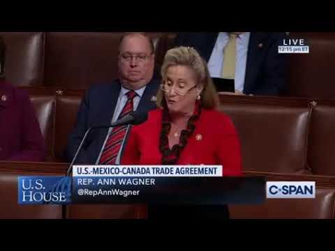 Wagner Speaks in Support of the USMCA