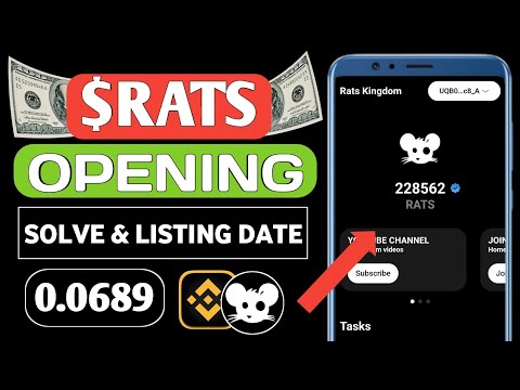 Rats Kingdom Airdrop Listing Date | Rats Opening Problem | Snapshot 10th Jan Withdrawal Update