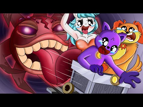 CATNAP FAMILY Vs. DOORS FLOORS 2! Poppy Playtime Chapter 3 (Cartoon Animation)