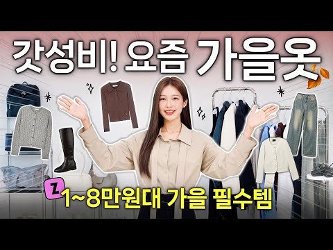 역대급 갓성비! 1~8만원대 요즘 가을옷 하울 🍂 가을 신상 추천 & SPA 브랜드 맛집 (대학생,직장인 필수🤎)