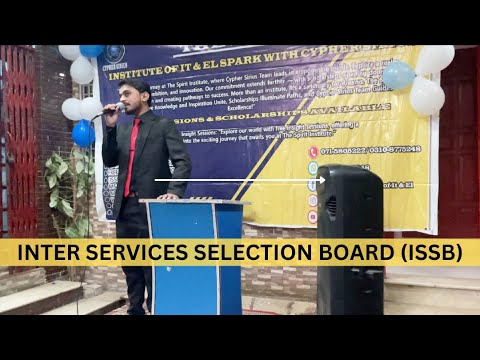 ISSB (Inter Services Selection Board) Awareness by Sir Mohsin Ali at The Spirit Institute, Sukkur