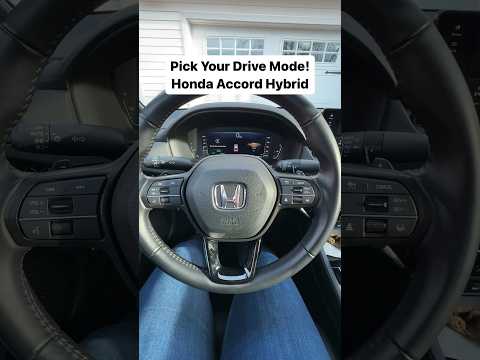 Pick Your Drive Mode! Honda Accord Hybrid