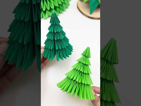 Paper Table Top Christmas Tree / 3D Paper Christmas Tree / Christmas Decoration Ideas / Paper Craft