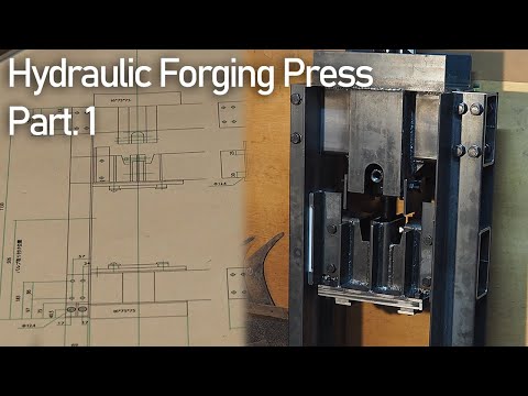 鍛冶屋プレスを作ってみた。Pt. 1/ Building 10 Ton Forge Press. Pt. 1