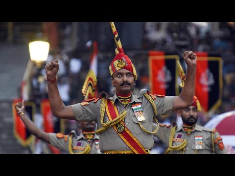 BEATING RETREAT CEREMONY || ATTARI WAGAH BORDER || REPUBLIC DAY SPECIAL || 2024