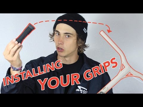 THE CORRECT WAY TO INSTALL SCOOTER GRIPS!