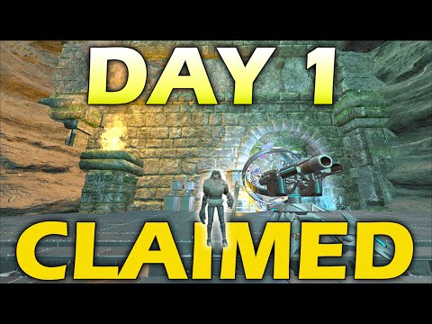 We Claimed Crouch Bear Cave Then Defended it... | Ark PvP