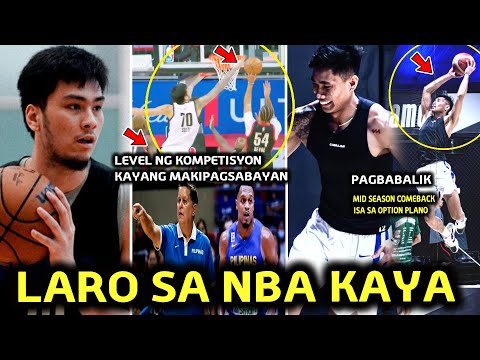 Level ng Laro sa NBA Kai Sotto kayang Sabayan! Rhenz Abando Comeback inaabangan Mid Season Signing..