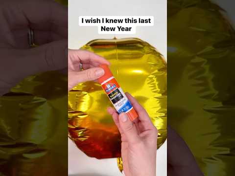 How to make your own New Years balloon #nye #NewYearsEve2025 #partyideas #HappyNewYear