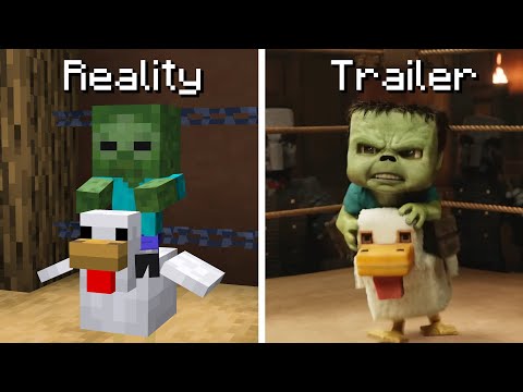 Minecraft Movie : Trailer vs Reality