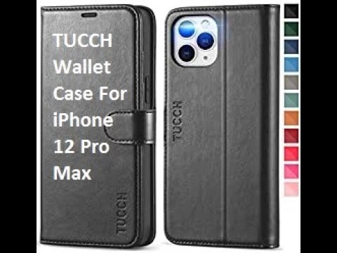 TUCCH Wallet Case For iPhone 12 Pro Max 5G