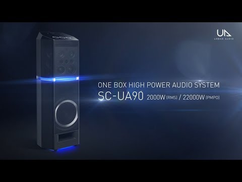 Panasonic URBAN AUDIO One-Box High Power Audio System SC-UA90