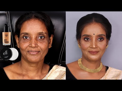 Makeup On Mature Skin/Pigmentation Skin Makeup/ Aged Skin Makeup /Step by Step Party Makeup