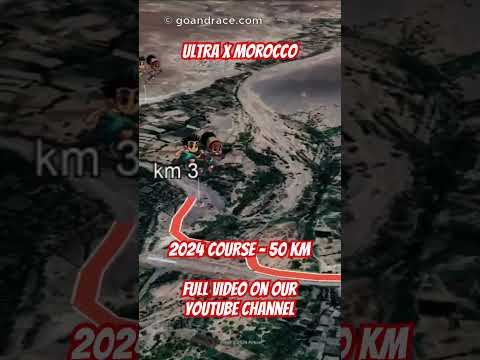 Ultra X Morocco 2024: fly over the 50 km course! Video of the race path.