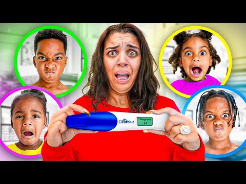 TELLING MY KIDS I'M PREGNANT **CRAZY REACTION**