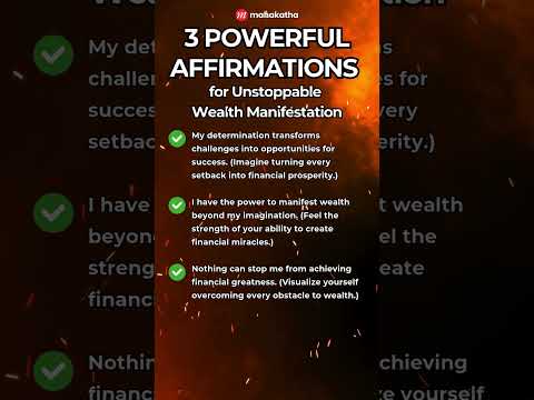 3 Affirmations for Unstoppable Wealth Manifestation