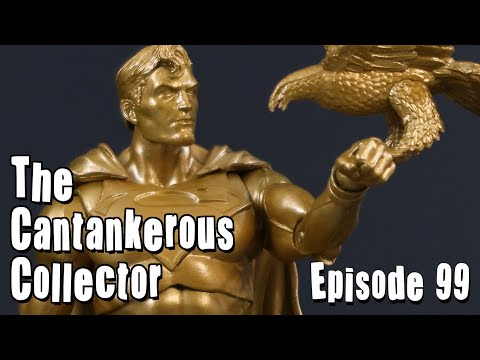 Episode 99: SUPERMAN Comic Book Gold Statue Action Figure Video McFarlane Toys SDCC 2024