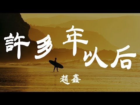 許多年以後 - 趙鑫 - 『超高无损音質』【動態歌詞Lyrics】