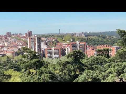 A Panoramic City View from Madrid Royal Palace