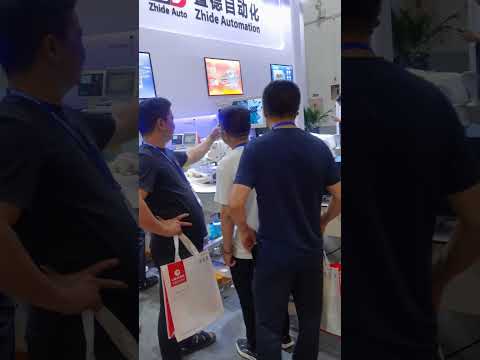 1st day of the trade show. Many customers like our machines. #automatic #machine #sewingmachine