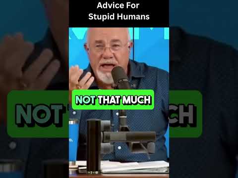 How To Build Wealth Stupid Humans (Dave Ramsey) #daveramsey