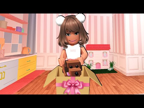 SURPRISING MY DAUGHTER WITH A DOG | Bloxburg Family Roleplay