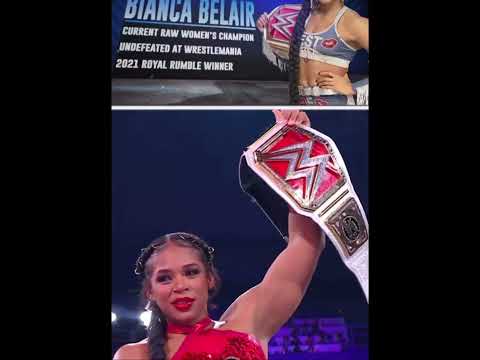 The first pick for wwe smackdown Bianca Belair #wwe #raw #wweraw #hhh #codyrhodes #draft #smackdown