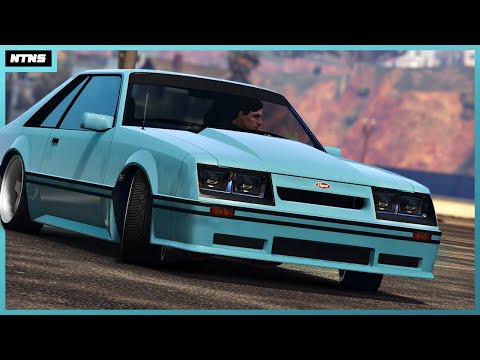 GTA V - NEW Dominator FX DRIFT BUILD! Foxbody Mustang (Full Build & Customization)