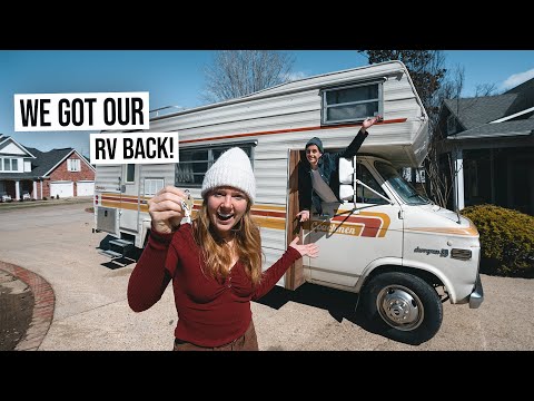 We FINALLY Got Our Vintage Camper Van Back! - But Does It Actually Run??