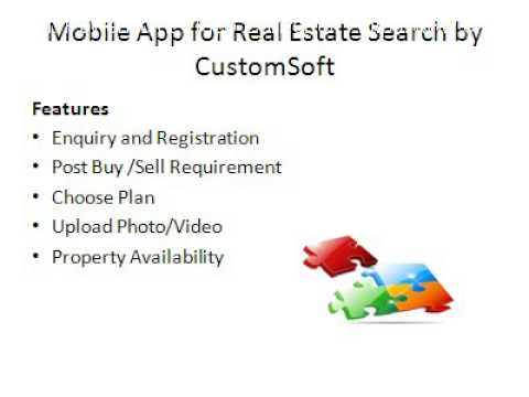 Mobile App for Real Estate Search by CustomSoft