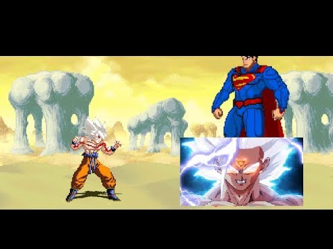 Superman Vs Goku (Anime war version) Mugen