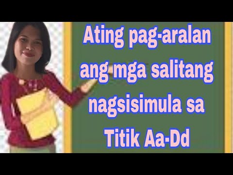 Mga salitang nagsisimula sa letrang Aa-Dd/Salita/Larawan/