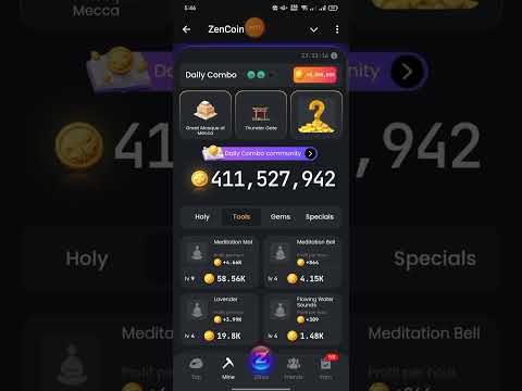 Zen coin daily combo 22 December | Zen coin today combo cards 22 December | Zen coin airdrop