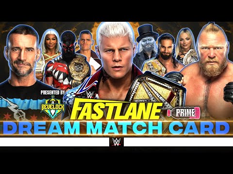 WWE Fastlane 2024 - Dream Match Card [v4]