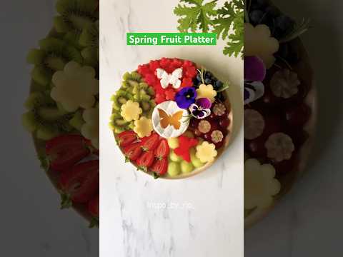 Creative Fruit and cheese platter ideas 🍉 Cheese Board inspiration ideas 🦋 #shortsvideo