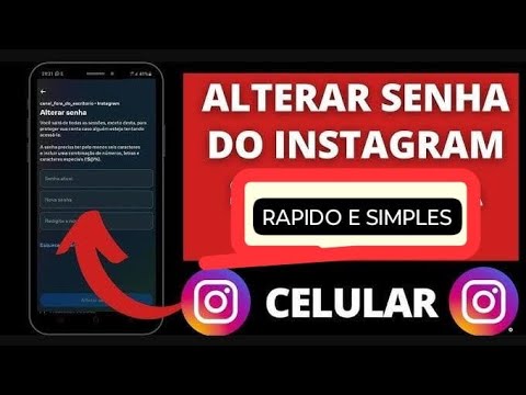 Como MUDAR a SENHA do INSTAGRAM 2024