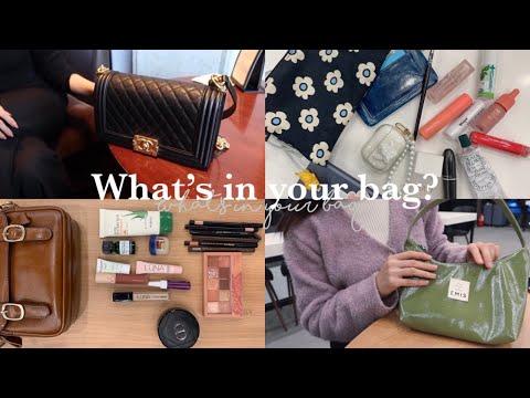 What's in your bag | 왓츠인유어백 👜 | 샤넬 오픈런 없이 보이백 | ENFP와 ENTP의 대환장 파티 | 직장인 | 봄웜 립 | 꿀템 추천 | 이미스