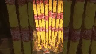 Beautiful flower garlands #ytshorts #viralvideo #flowers #viral #beautiful #garland #devotional