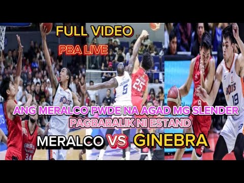 MERALCO BULLS VS BRGY GINEBRA SAN MIGUEL FULL VIDEO Highlights.pba lIVE/commissioner cup 2024..