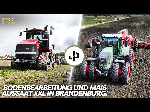 Maisaussaat bei 5000 Hektar Betrieb! Fendt und Quadrac || JP Agrar