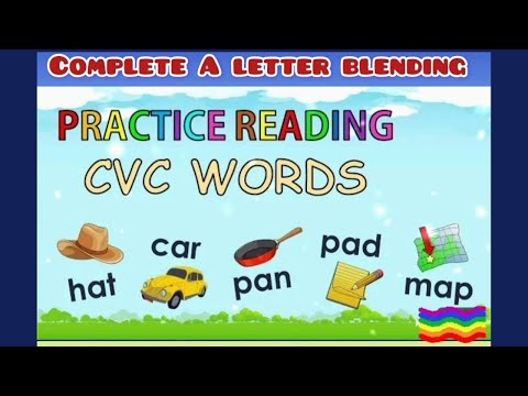 Blending three letters word|practice "a" letter blending #letter a #blending #viral#english