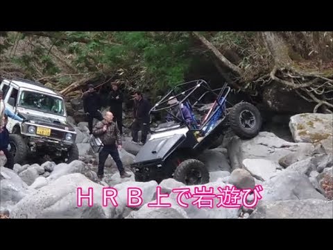 【ジムニー】　ＨＲＢ上　岩の神様　庶民的な車で岩遊び