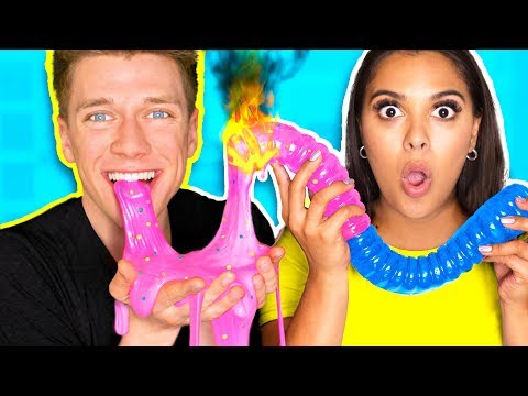 DIY Giant Gummy Worm MELTS into Edible Candy Slime!!! *SLIME YOU CAN EAT* How To Make The BEST Slime