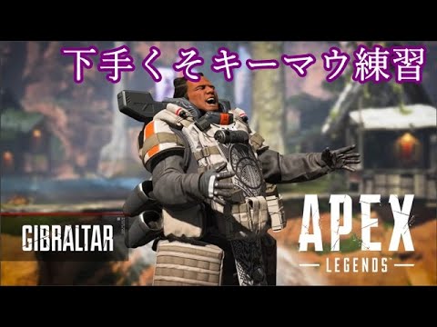 【PC APEX】　クソ雑魚キーマウ練習日　#apex ＃雑談