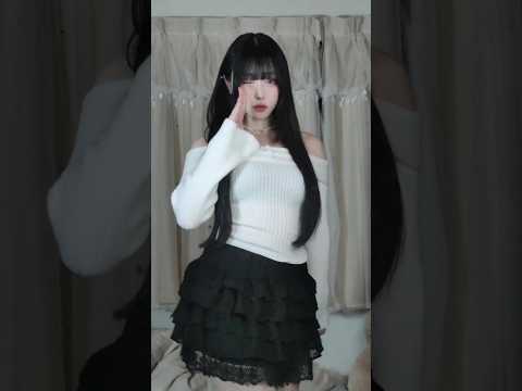 アニメで黒髪ロングぱっつんのかわいいかっこいいキャラいたら教えてください! #tiktok #dance